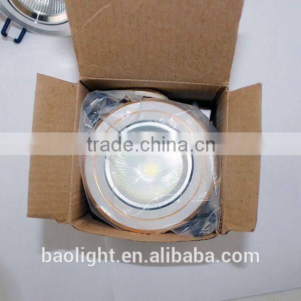 Super bright adjustable 80lm/W 5W cob led downlight