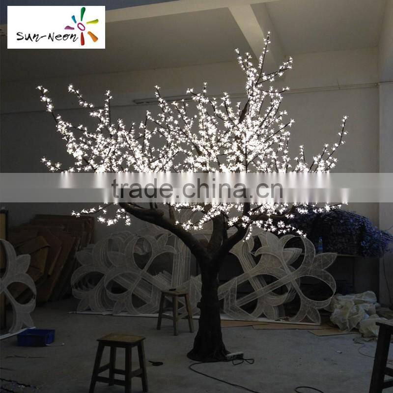 High quality with Rosh CE high simulation cheery blossom tree outdoor led fake cherry blossom trees