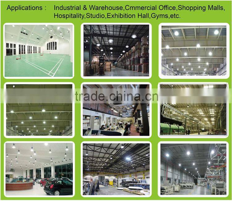 2016 new CE RoHS listed 100w industrial lighting ufo led high bay light