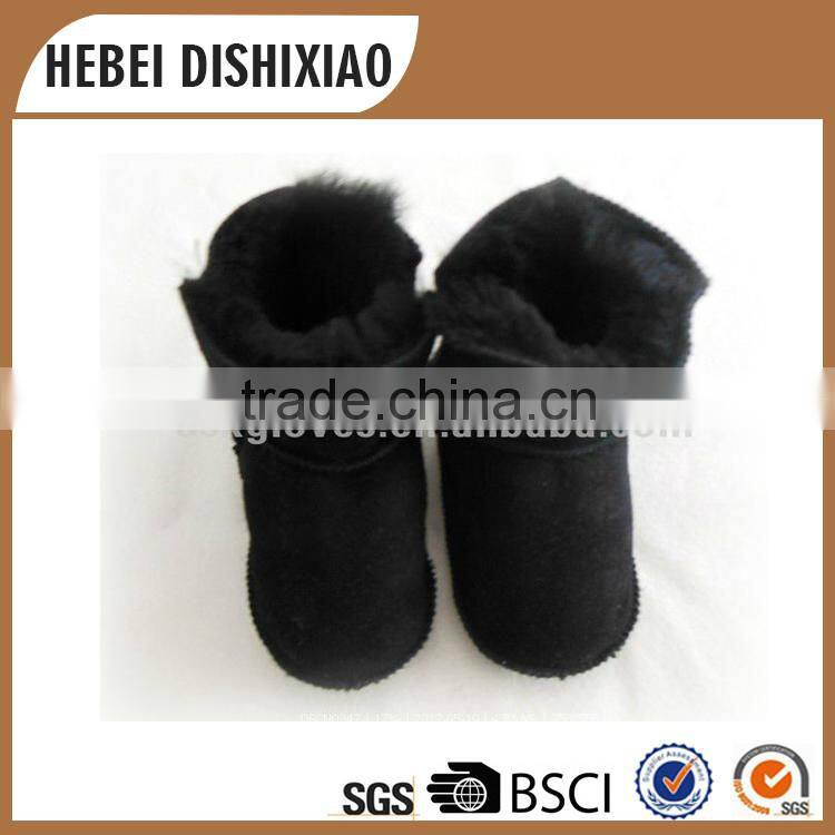 Suede Baby Shoes Fur Lined Baby Shoes Baby Cute Shoe