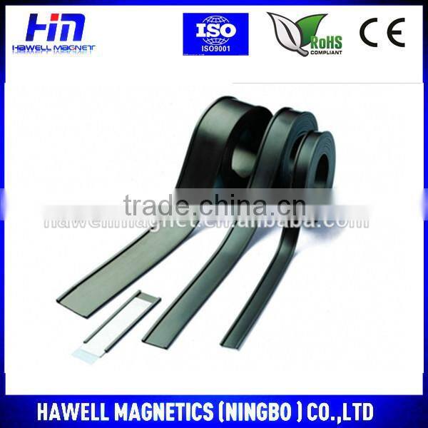 Industrial rolls of flexible magnets
