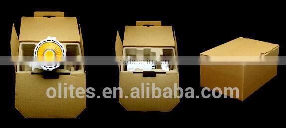 Clothing store led cob track light 30W spotlighting black housing 3 wires 110V Guangzhou factory CE and SAA