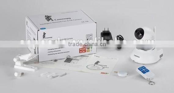 Onvif P2P 720P HD ip camera door viewer 128GB SD card Max 64ch wifi IP camera alram sensor