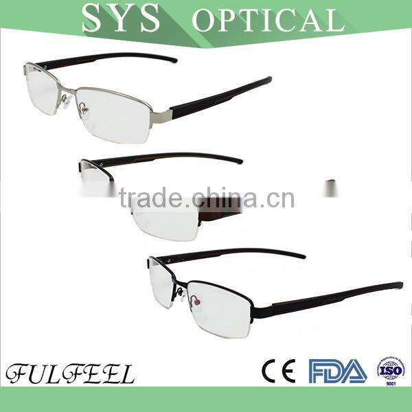 New models men eyewear half frame optical frames