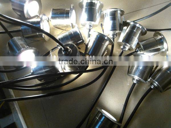 outdoor aluminium light 240lm 3w IP68 led inground lighting