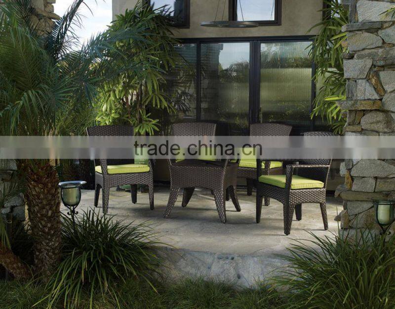 Poly Rattan Dining set garden furniture