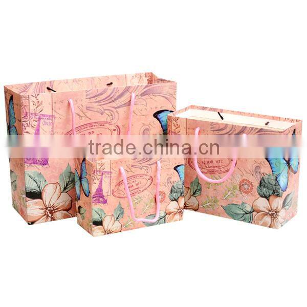 Beautiful Seen With Paris Tower Paper Bag For Gift