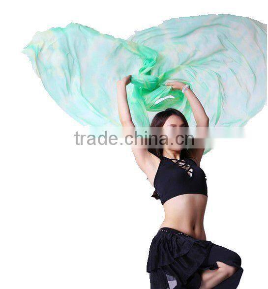 2014 Wuchieal Belly Dance Veils Made of Diamond Hemp