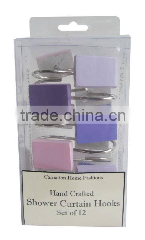 music notes decorative resin shower curtain hooks