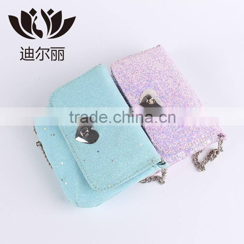 Girls Baby Toddler Metal Chain Buckle Handbag Kids Shoulder Bag Childrens Purse