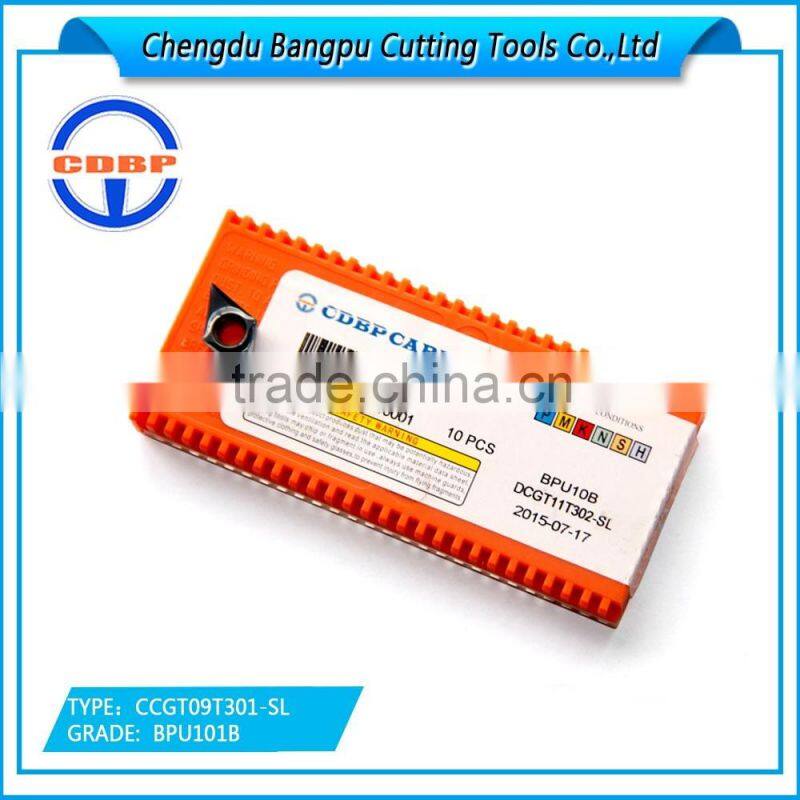 CDBP carbide insert aluminum processing DCGT11T302-SL for heat resisting casting