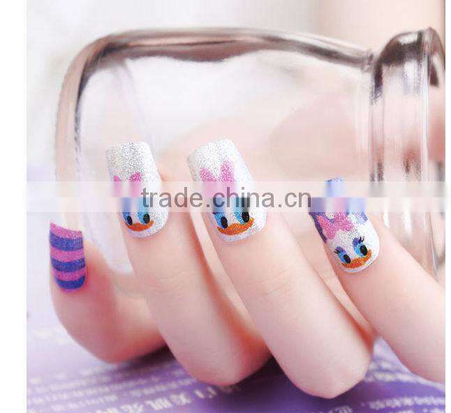 Cute Flower 3D Nail Sticker , korea nail sticker