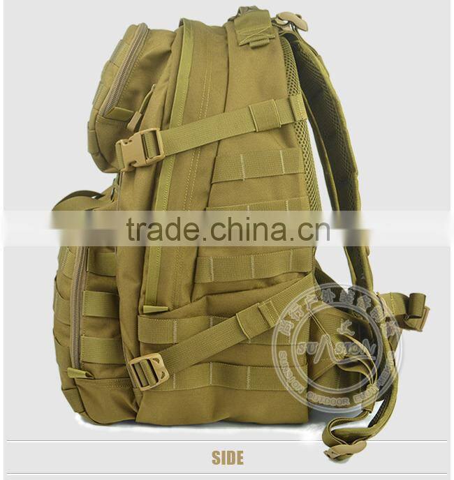 1000D Cordura or Nylon fabric Tactical Backpack ISO/SGS