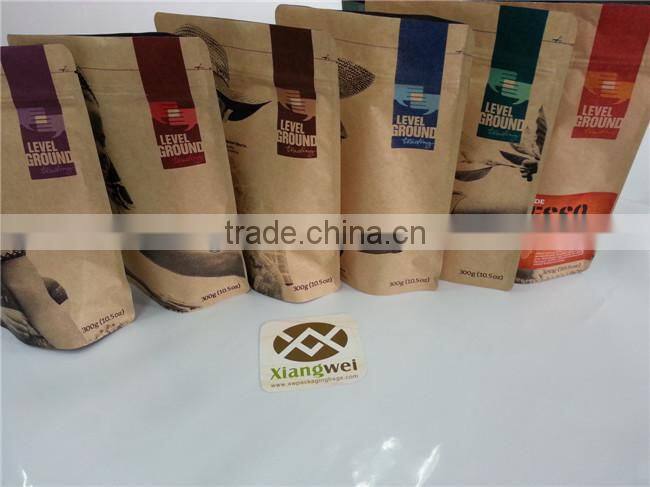 custom different material and colors stand up bag