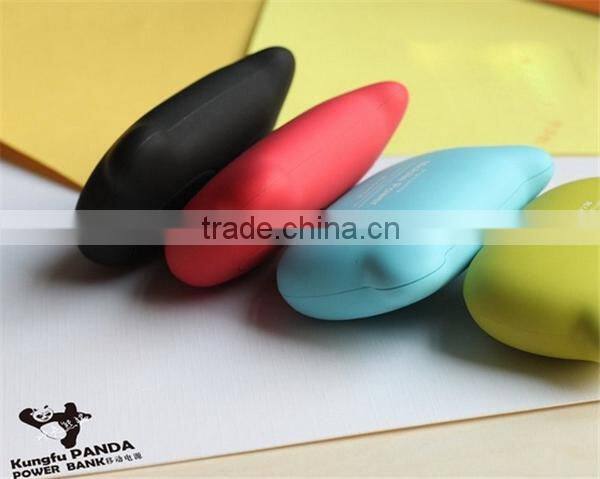 LED Panda dual USB power bank 5200mAh good for Christmas gift