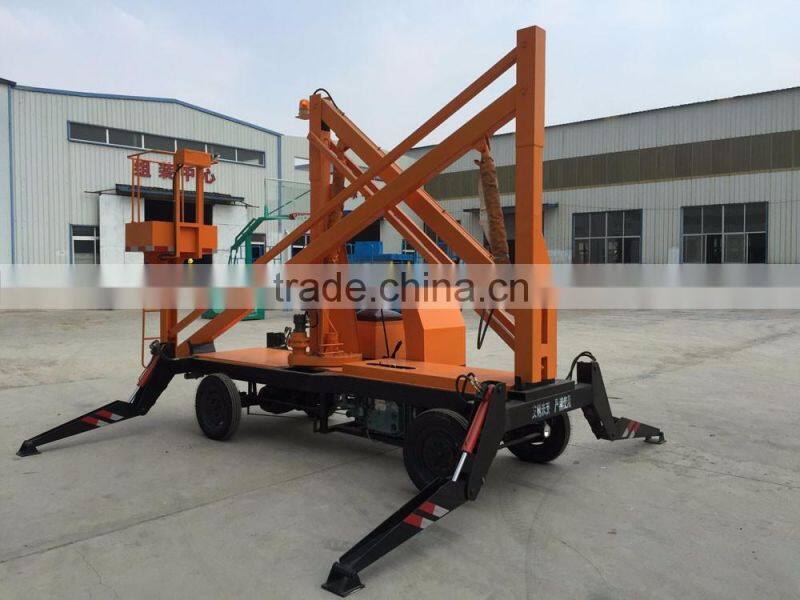 10.5m Articulated Mobile Lift Platform with Legs Assistance