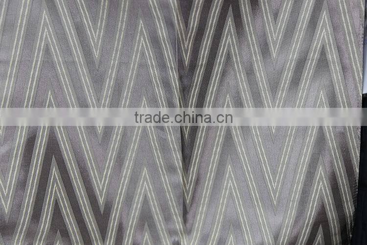 Hot selling royal living room jacquard curtains for christmas decoration