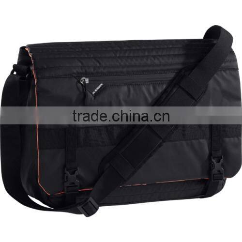 polyester long strap shoulder laptop messenger bag