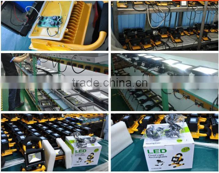 Jiangmen Top Selling 10W LED Rechargeable Flood Light