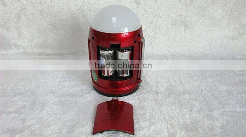Portable mini am fm portable radio with mp3 player, speaker and LED light
