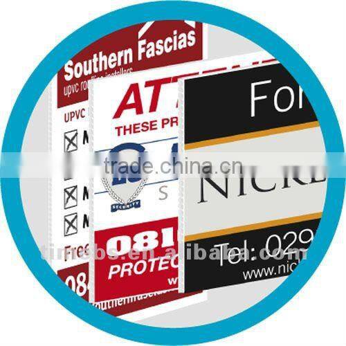 coroplast car logo signs