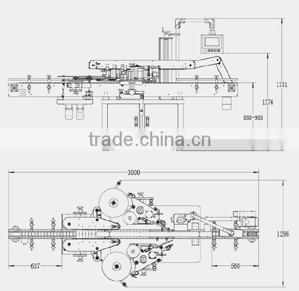 2014 Hot Sale Automatic label cutting and folding machine