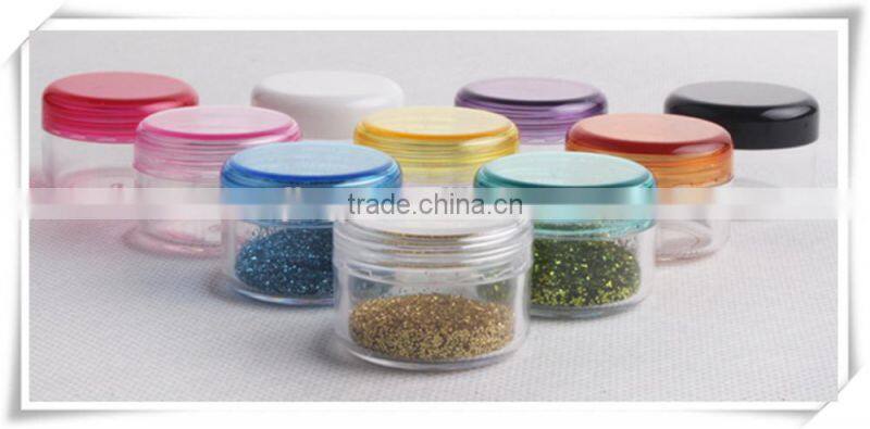 Nice looking high quality luxury round empty single eyeshadow case