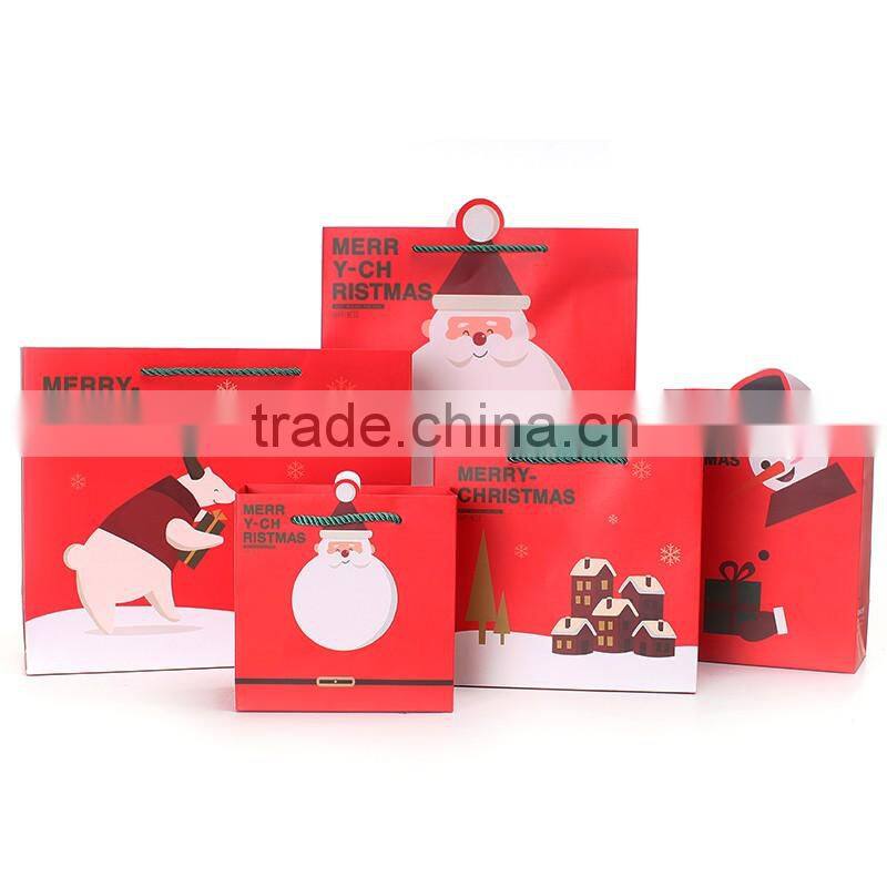 Biodegradable Feature Christmas Paper Bag Manufacturer