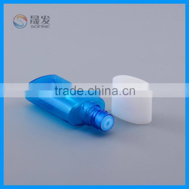 Screw cap cosmetic pet lotion bottle