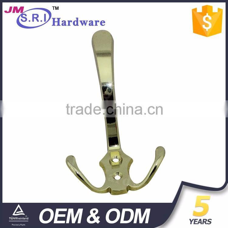 Elegent glod color clothes hook door hang