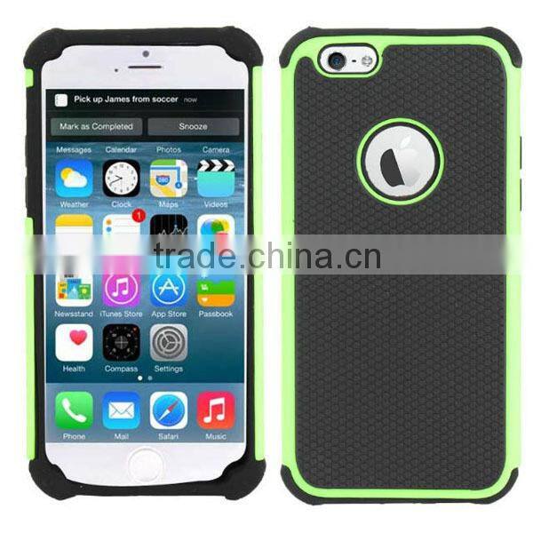 for iPhone6 plus 5.5" pc and silicone covers with football lines
