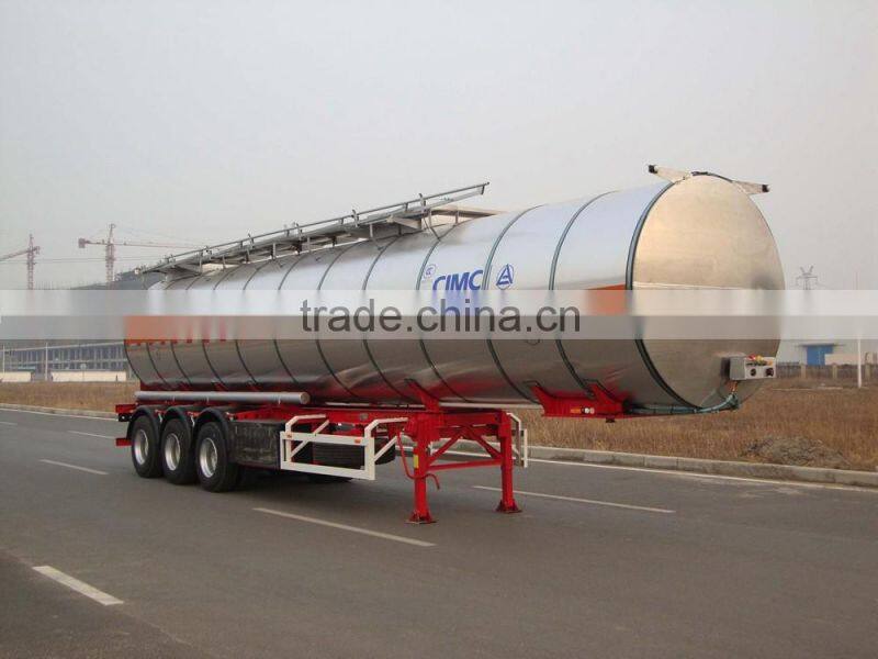 CIMC LINYU insulation fuel tanker semi trailer