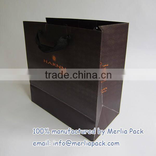 Face Eye Treatment Cosmetics Carrier Bag Gold Logo Black Eyelets Bag