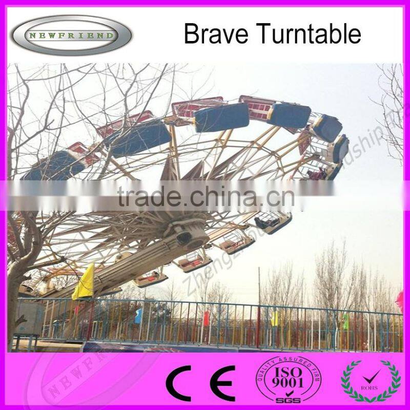 China Thrill amusement brave turntable for sale China manufacturer with high quality