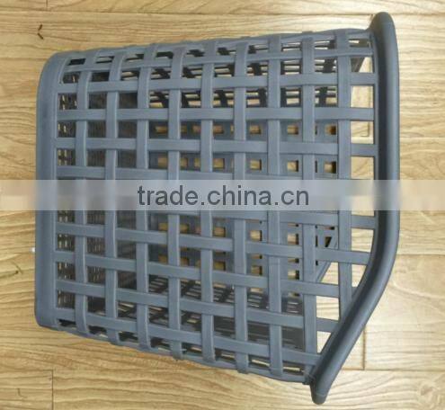 Colorful Bigger bicycle Plastic Front basket/city plastic bike basket/city