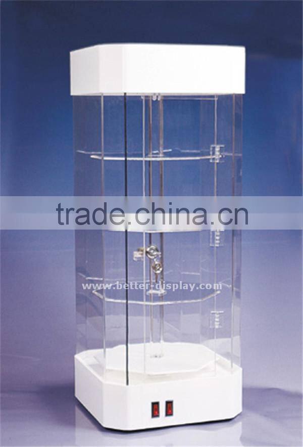 clear acrylic organic glass perfume display cabinet