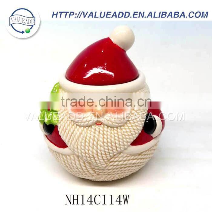 Best selling christmas ceramics unique kitchen canisters factory supply