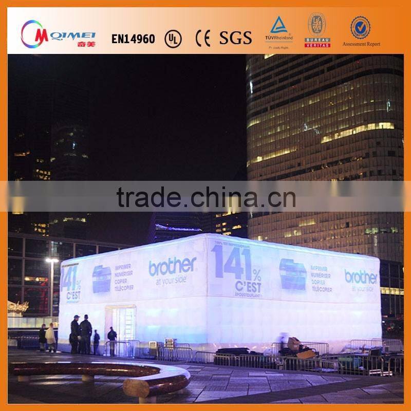 10*10m PVC Tarpaulin ez up inflatable canopy tent with cheap price