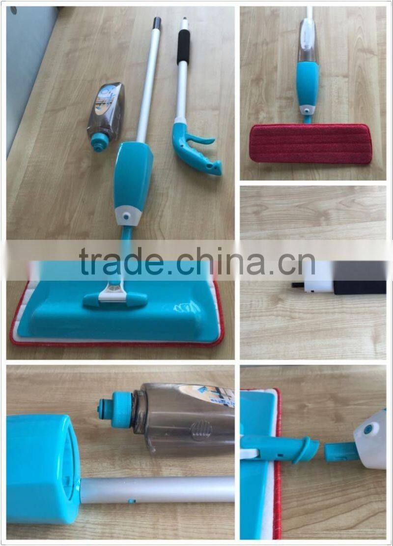 2015 hot flat mop microfiber spray mop