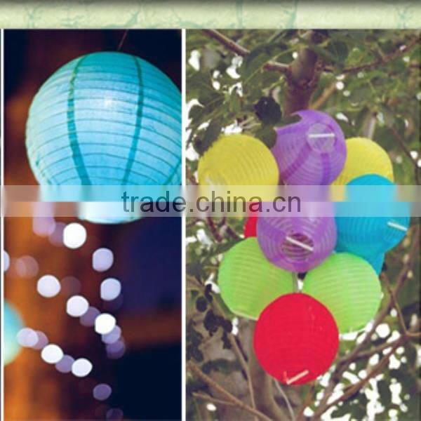 hanging outdoor string lights