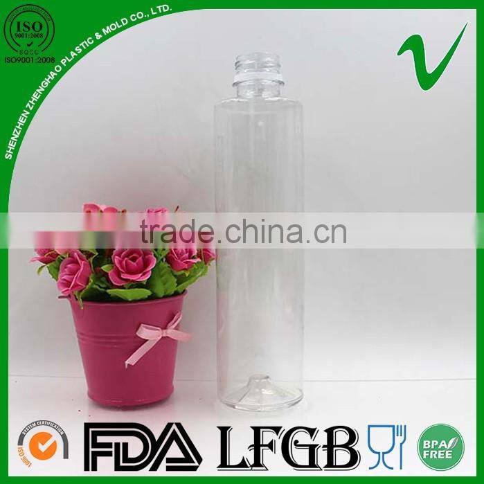 500ml voss shape plastic FDA standard water bottle with high quality
