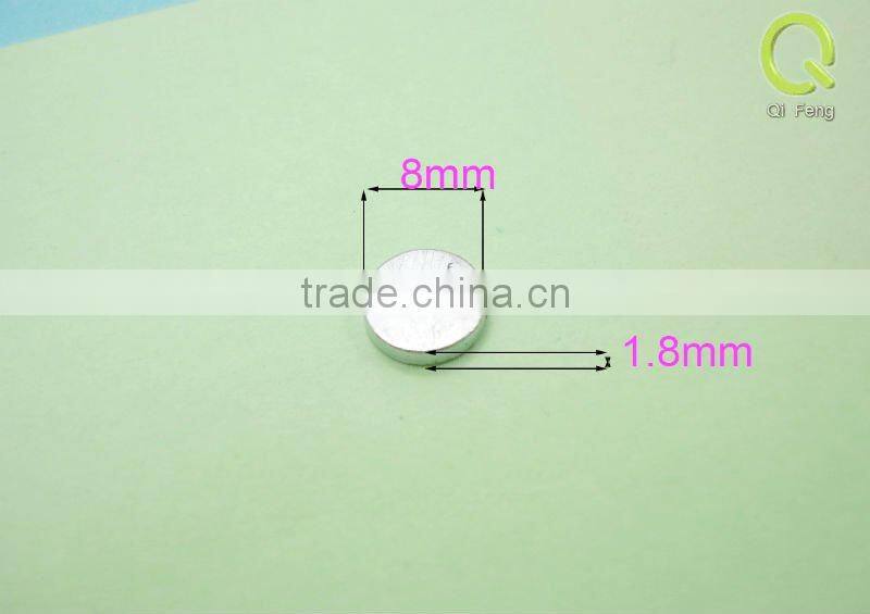 wholesale 16-2mm hidden magnetic button with cap for bag