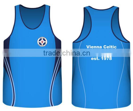 Sublimation Mens Vest With Embroidery Logo