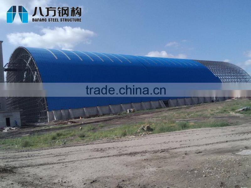 Space Frame Coal Storage Shed by Steel Roof Covering from China Supplier