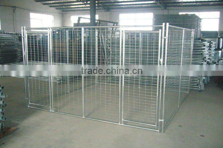 galvanized big outdoor dog cage