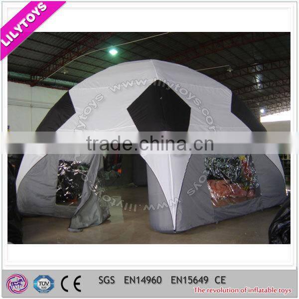 Yellow Dome Tent Inflatable , Inflatable Round Tent for Kids and Adults,large inflatable tent,inflatable camping tents for sales