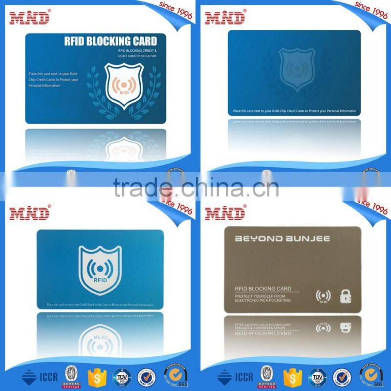 MDB32 Customized design RFID blocking card to keep your cards safe