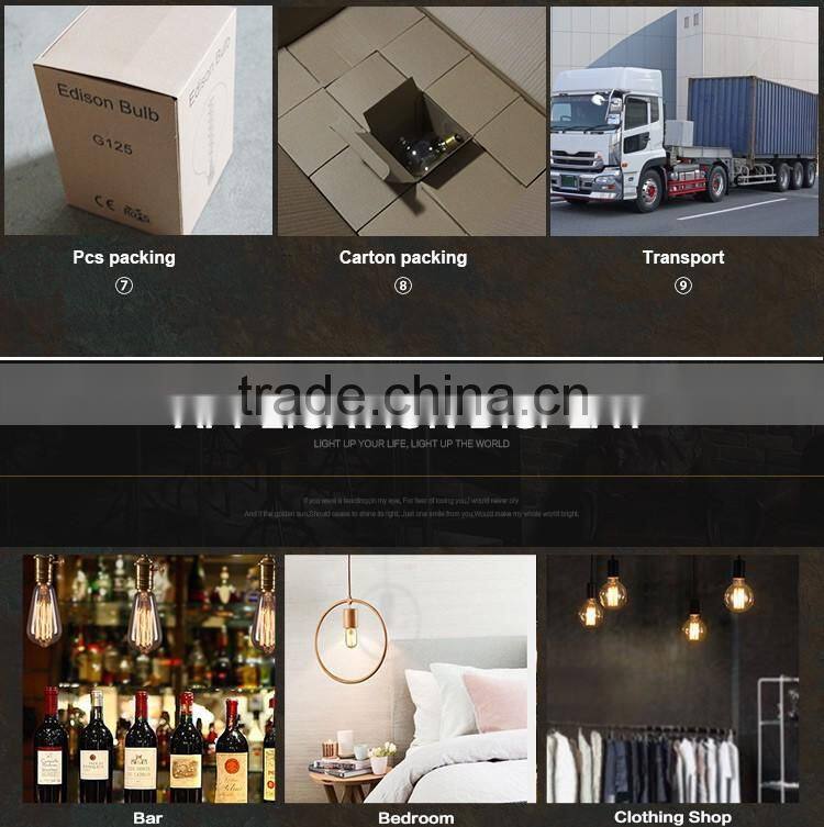 110V/220V 25W/40W/60W Edison bulb Global shape 25W/40W/65W vintage lighting Edison bulb and lamp holder