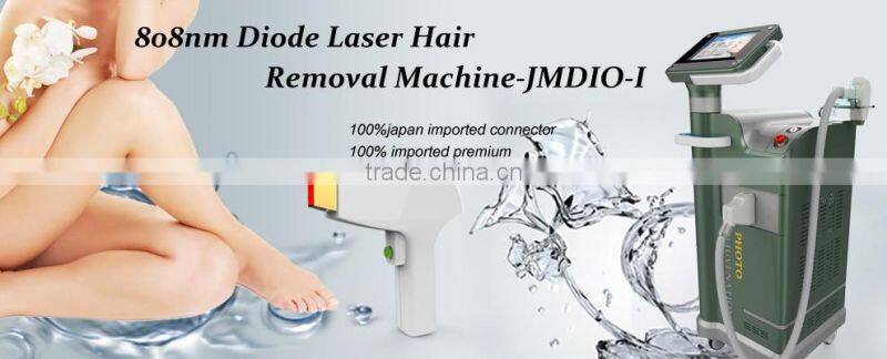 900w No Channel hair removal skin rejuvenation laser diode 808nm vertical