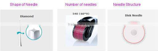titanium derma roller disk needle derma roller skin vibrating derma roller for hair loss treatment